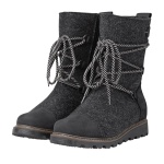 Pomar Winter Boots Posio GTX (Felt Boots, Waterproof, Extremely Warm) Granite Grey Ladies
